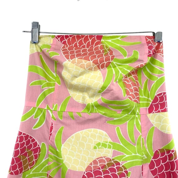 Lilly Pulitzer Vintage Pineapple Strapless Cotton Dress - Picture 4 of 13
